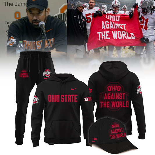 ..Ohio State Buckeyes "Against The World" Limited Edition Hoodie