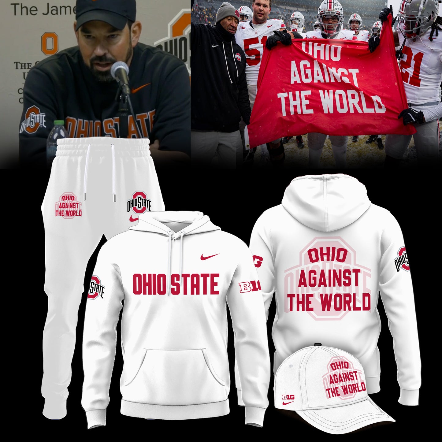 ..Ohio State Buckeyes "Against The World" Limited Edition Hoodie