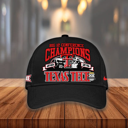 Texas Tech Red Raiders 2025 CHAMPIONS Big12 Football Combo Hoodie