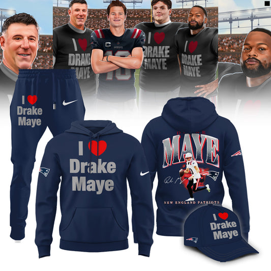 New England Patriots I Love Drake Maye Limited Edition Shirt