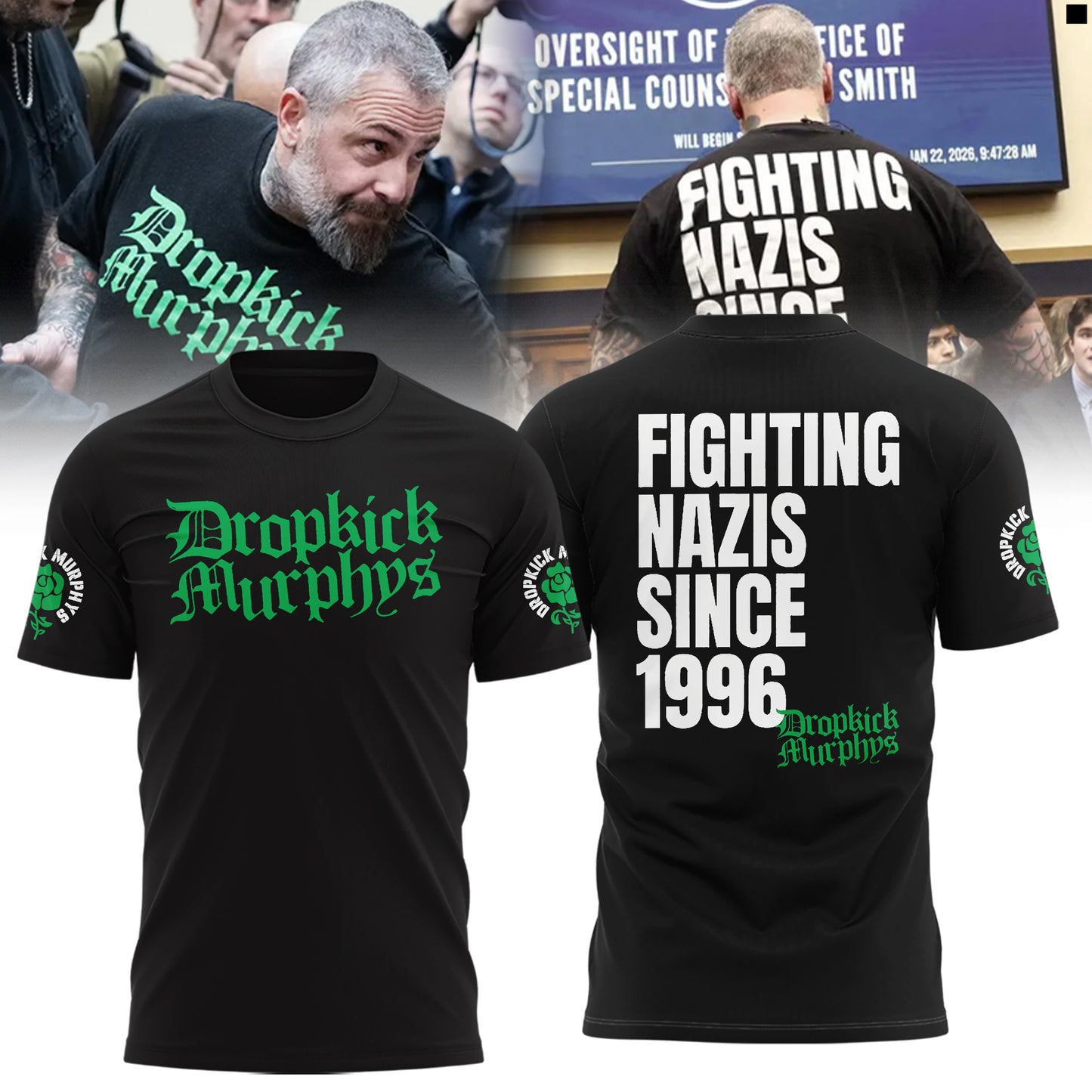Dropkick Murphys 2026 Limited Edition Black T-Shirt