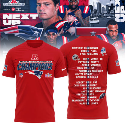 New England Patriots NFC Champions Limited Edition Shirt