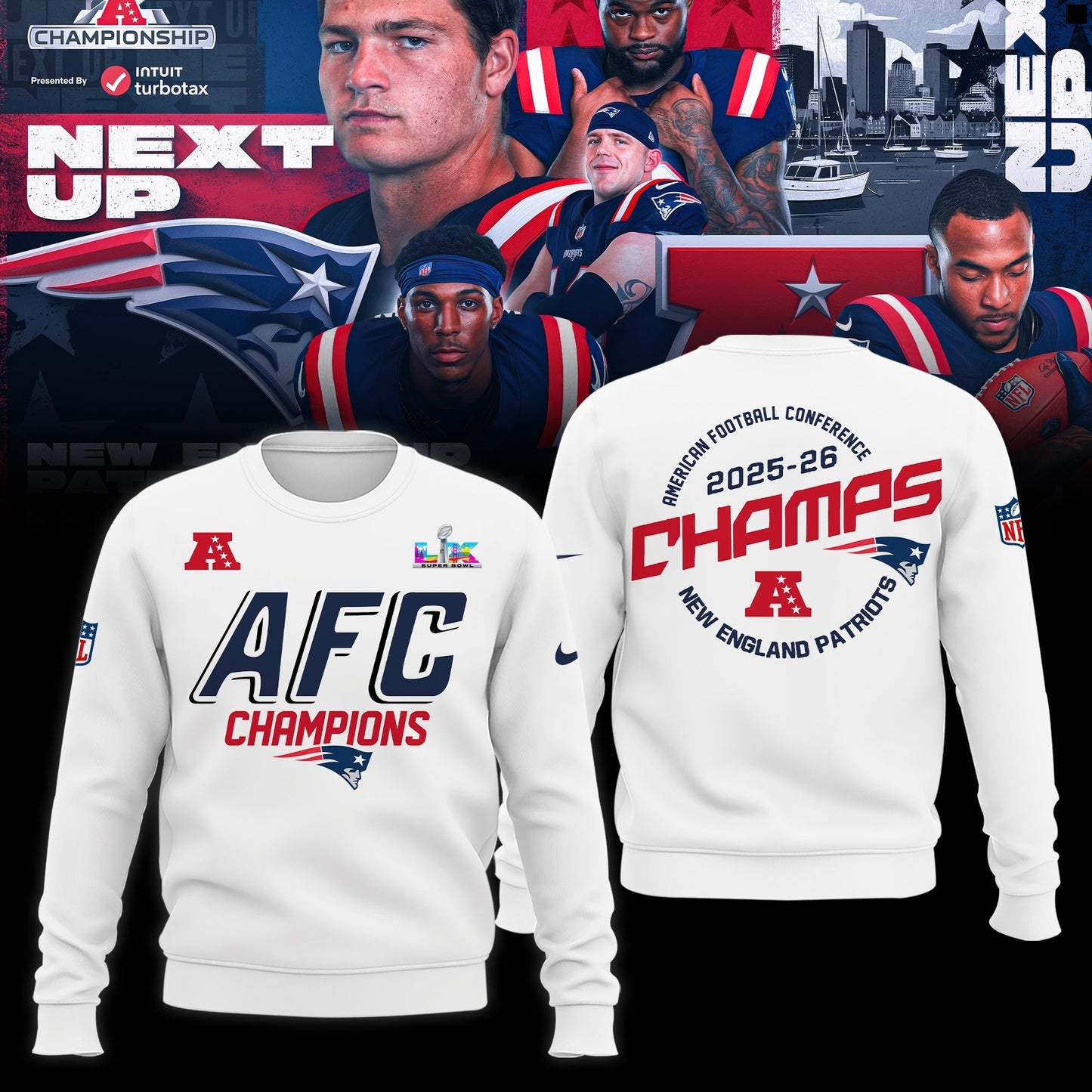New England Patriots NFC Champions Limited Edition Shirt