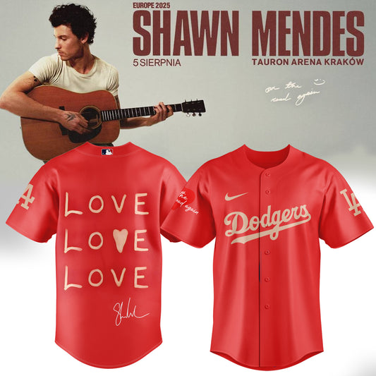 .LA Dodgers _ Shawn Mendes “On The Road Again” Jersey