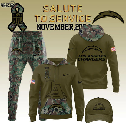 Los Angeles Chargers Camo 2025 Salute to Service Combo