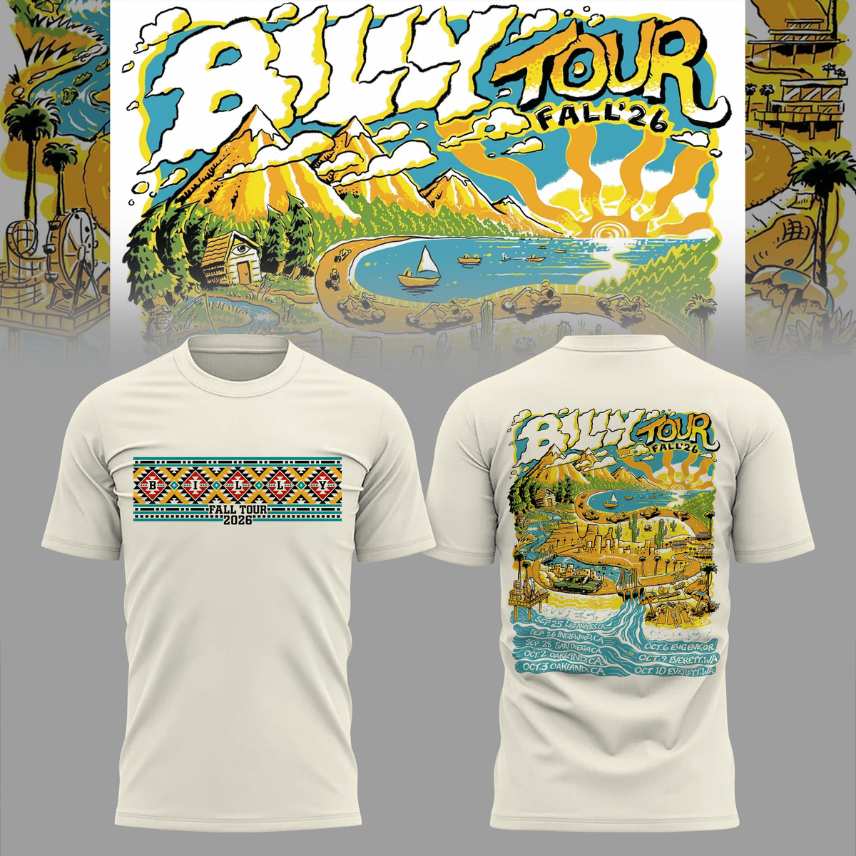 Limited Edition Fall tour 2026 T-shirt