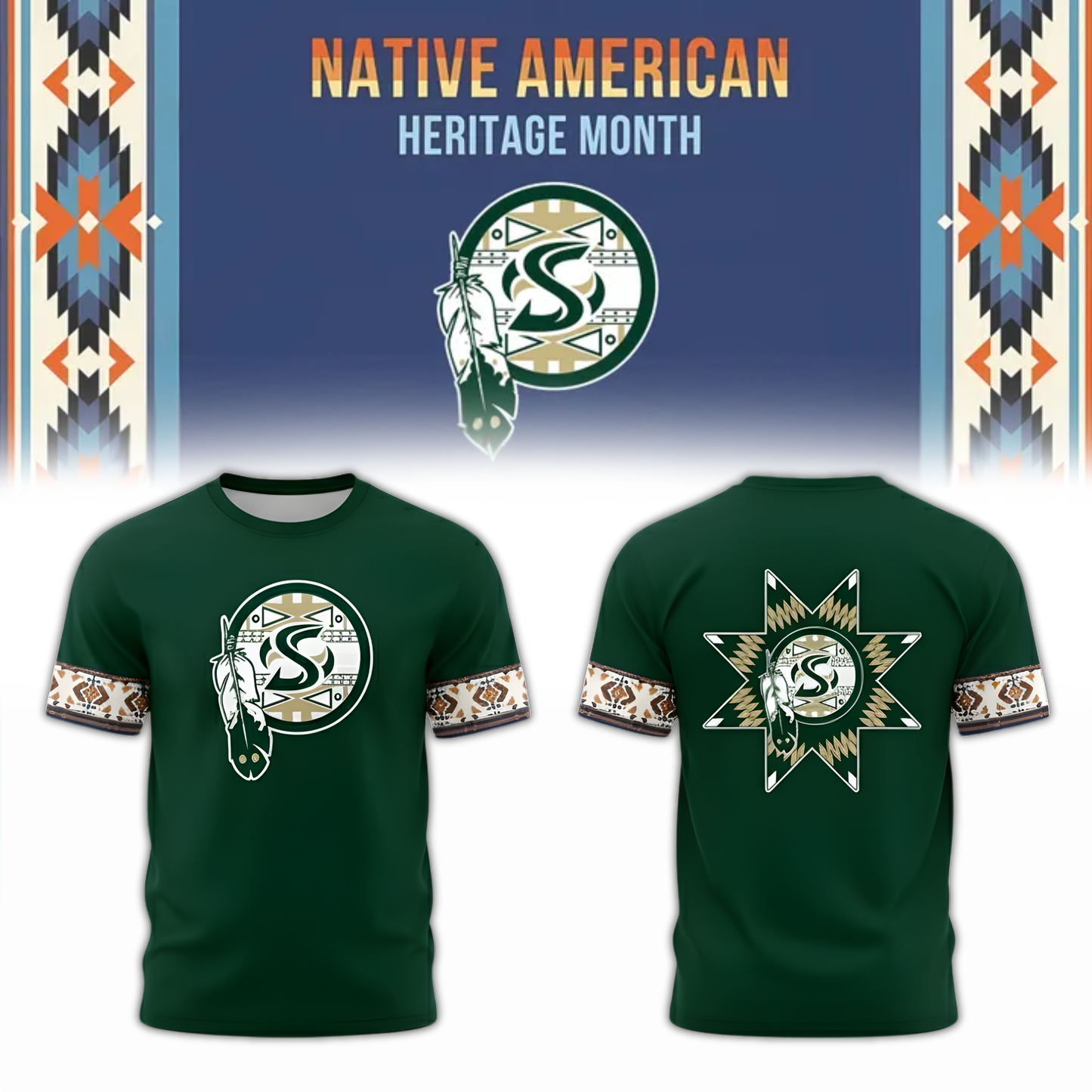 Sacramento State Hornets Native American Heritage Month T-Shirt