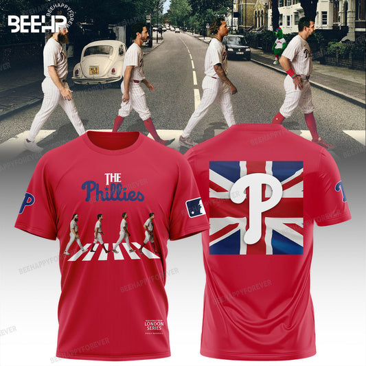 ..Philadelphia Phillies 2024 MLB World Tour London Series Shirt