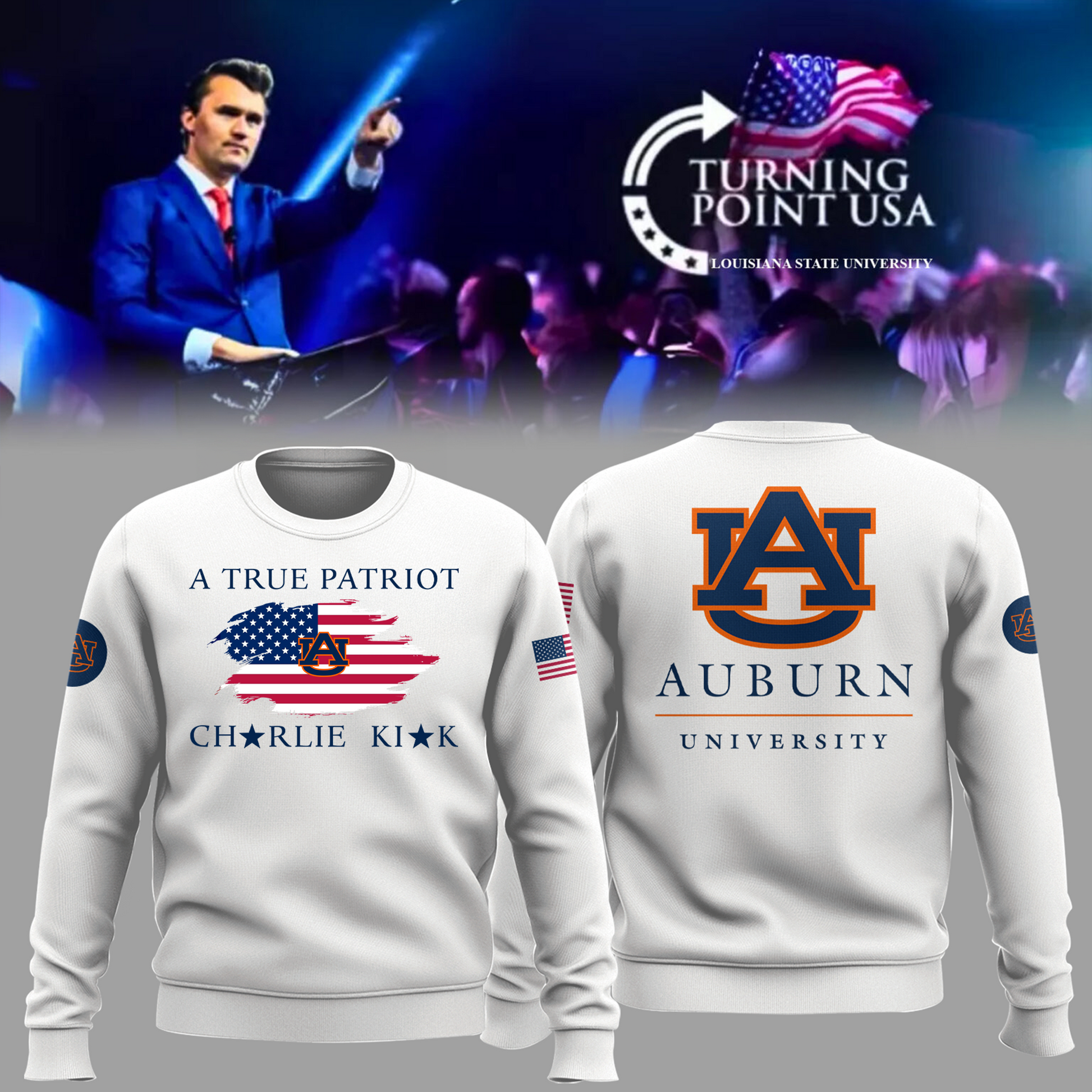 Limited Edition Auburn University x Turning Point USA Sweatshirt
