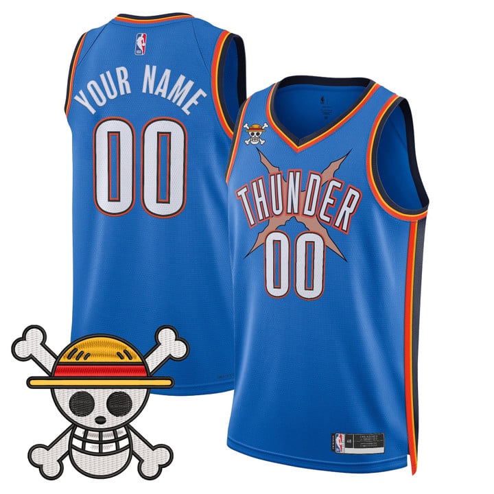 Men's Oklahoma City Thunder x One Piece Swingman Jersey - Stitched