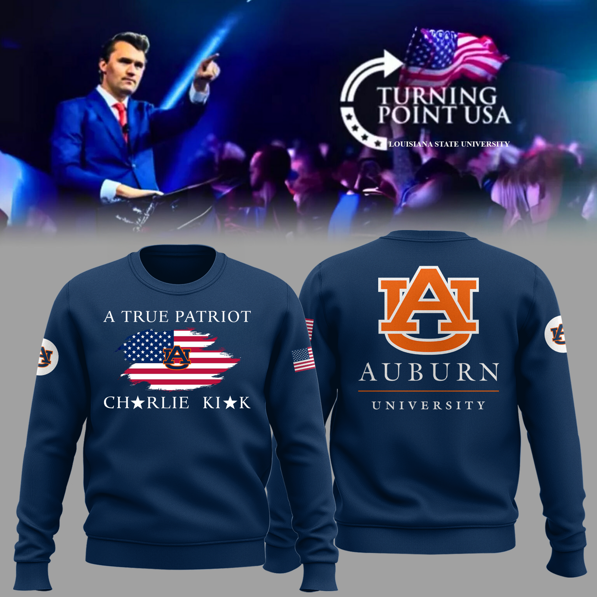 Limited Edition Auburn University x Turning Point USA Sweatshirt