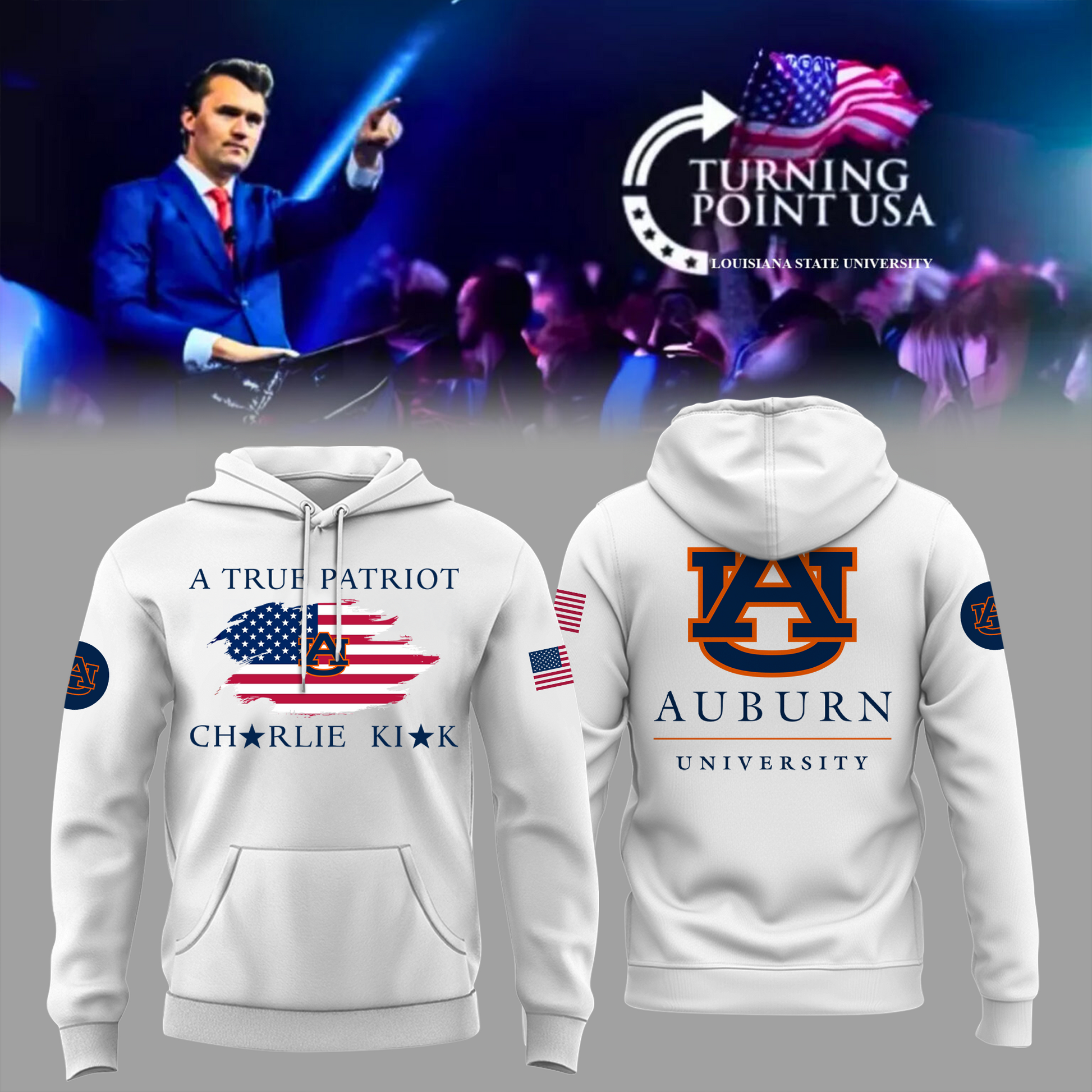 Limited Edition Auburn University x Turning Point USA Hoodie