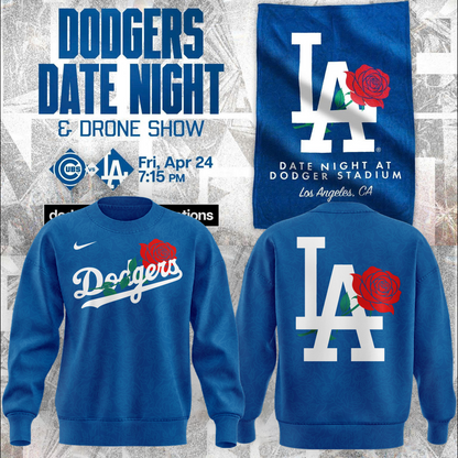 Limited Edition Los Angeles Dodgers Date Night Sweatshirt 2026