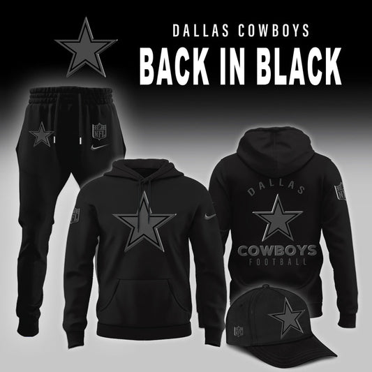Dallas Cowboys 2025 Back In Black Limited Edition Combo Hoodie
