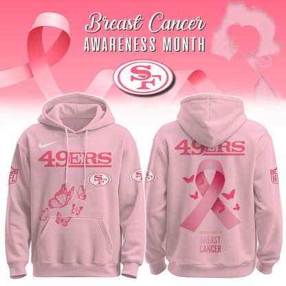 49ers Breast Cancer Awareness Edition Hoodie