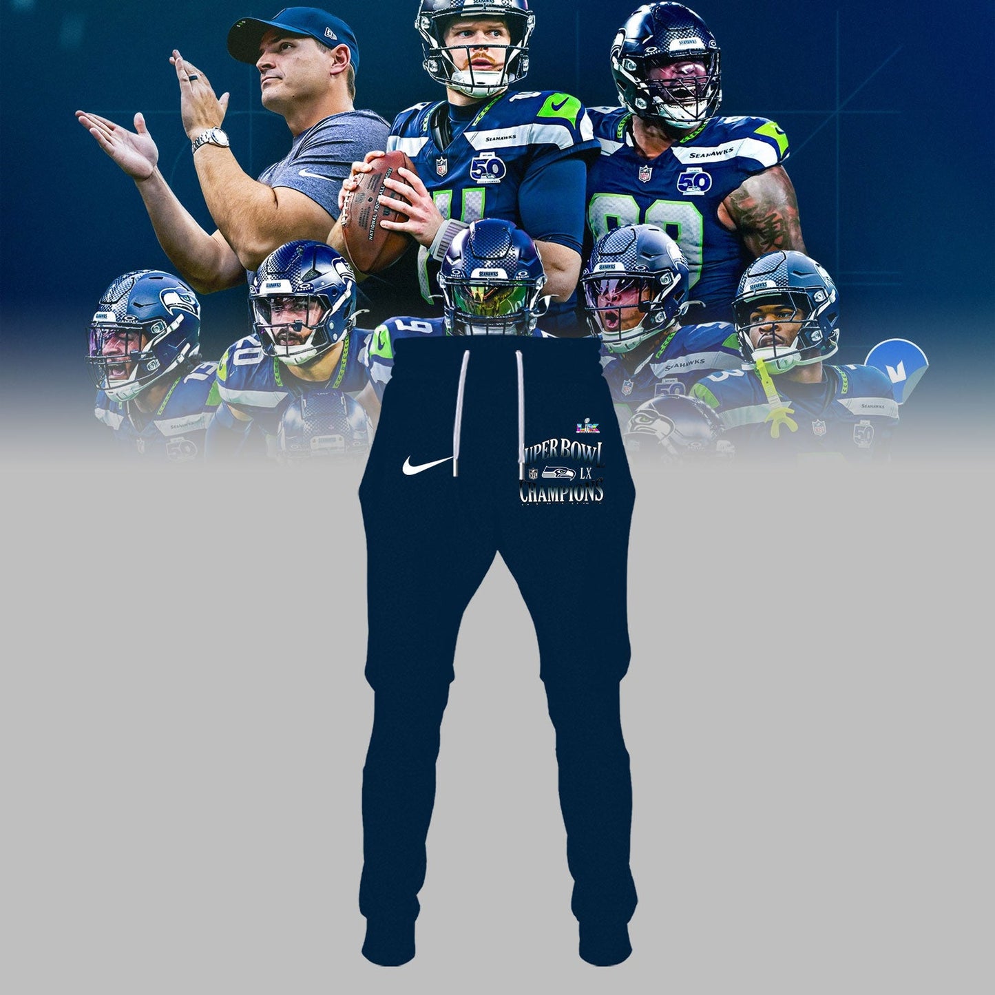 Seattle Seahawks Super Bowl LX Champions Limited Edition T.shirt