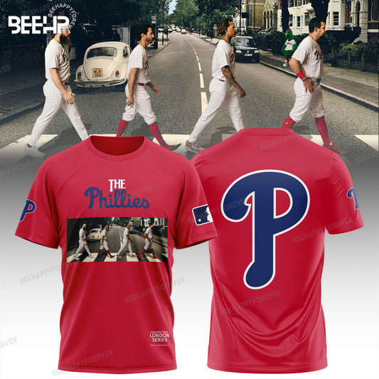 ..Philadelphia Phillies 2024 MLB World Tour London Series Shirt