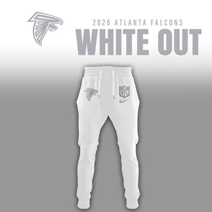 Atlanta Falcons 2025 Winter White Out Combo Hoodie