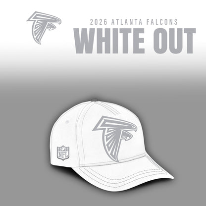 Atlanta Falcons 2025 Winter White Out Combo Hoodie