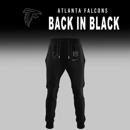 Atlanta Falcons 2025 BACK IN BLACK Combo Hoodie