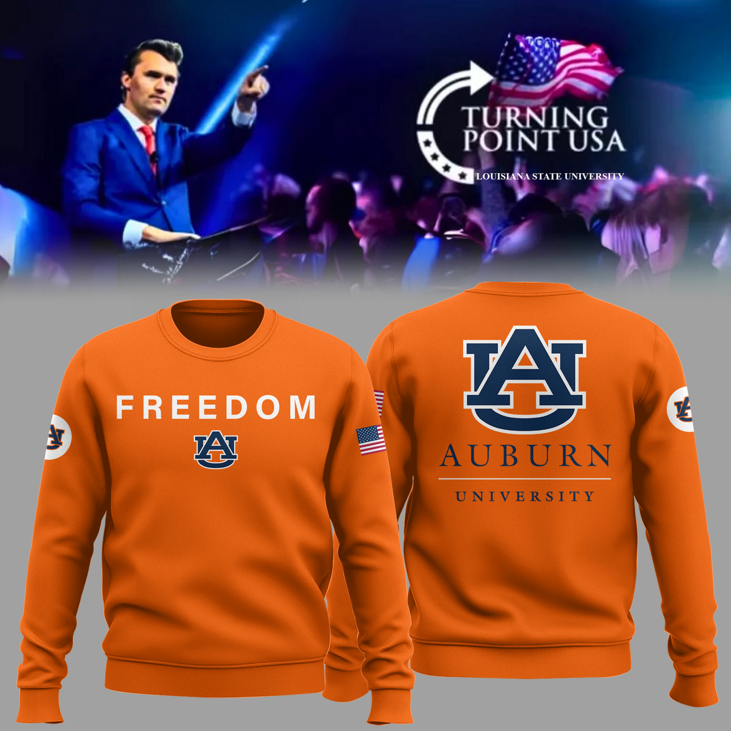 Limited Edition Auburn University x Turning Point USA Sweatshirt