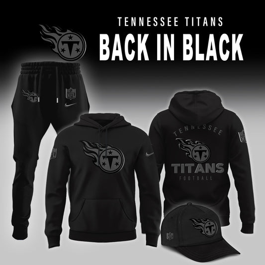 Tennessee Titans 2025 Back In Black Limited Edition Hoodie