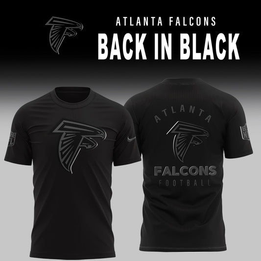 Atlanta Falcons 2025 BACK IN BLACK Combo T-Shirt