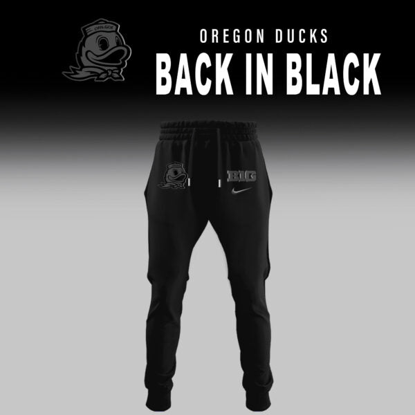 Oregon Ducks 2025 Back in Black Limited Edition Hoodie