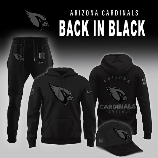 Arizona Cardinals 2025 Back In Black Limited Edition Hoodie