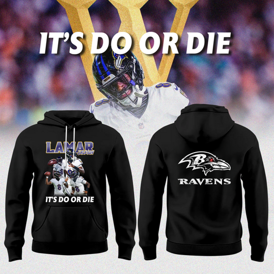 Lamar Jackson "It's Do Or D*e" - Baltimore Ravens Limited Hoodie