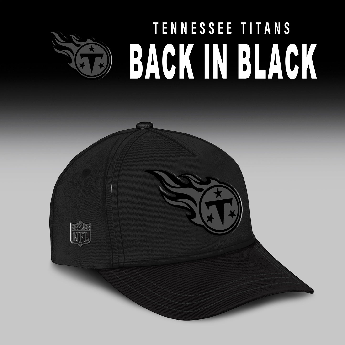 Tennessee Titans 2025 Back In Black Limited Edition T-Shirt