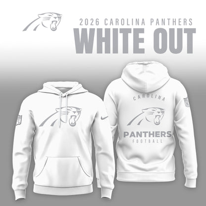 Carolina Panthers 2026 White Out Limited Edition Hoodie