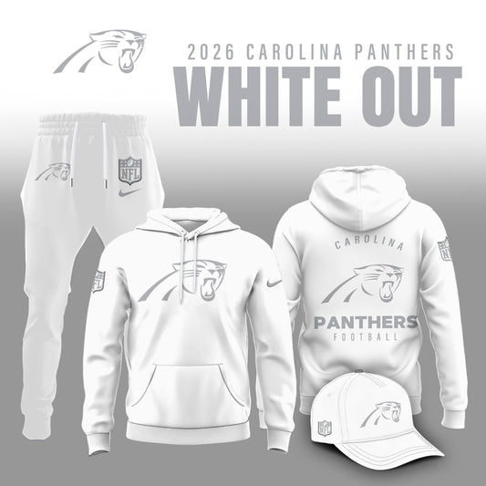 Carolina Panthers 2026 White Out Limited Edition Hoodie