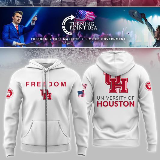 Limited Edition Houston University Freedom Zip Hoodie