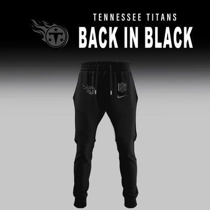 Tennessee Titans 2025 Back In Black Limited Edition T-Shirt