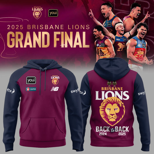 .  Brisbane Lions - 2025 Champions Hoodie