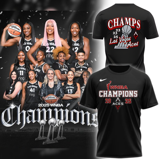_ Las Vegas Aces Back on Top — Aces 2025 Champions Tee