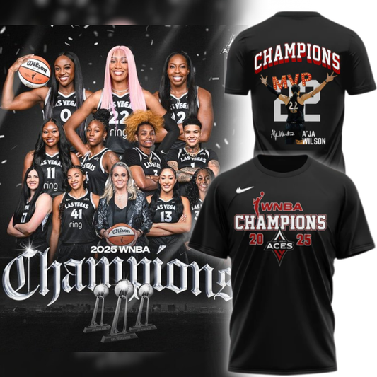 _ Las Vegas Aces Back on Top — Aces 2025 Champions Tee