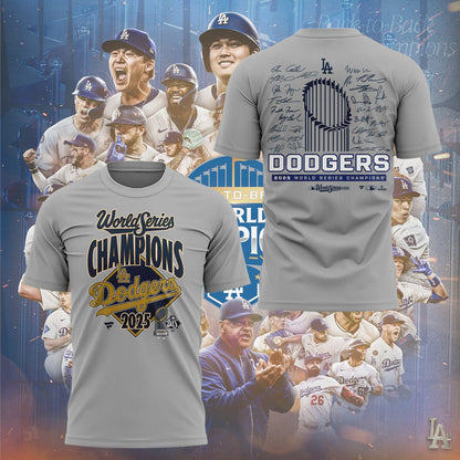 LA Dodgers World Series 2025 Champions Limited Edition Combo T-Shirt