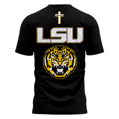 Special Edition Tigers JESUS WON Black TShirt-AB041125503