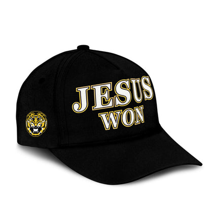 Special Edition Tigers JESUS WON Black TShirt-AB041125500
