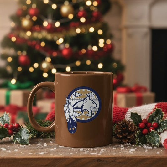 11OZ Montana State Heritage Cat Mug (Brown)