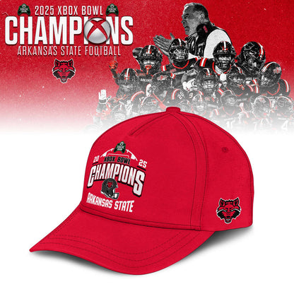 Arkansas State Red Wolves 2025 Xbox Bowl Champions Combo T-shirt