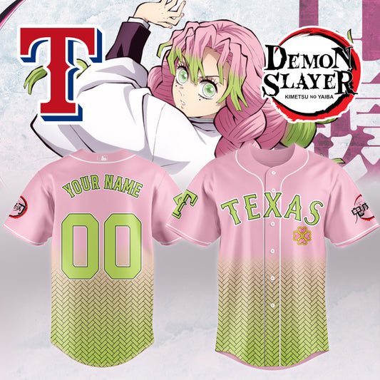 ,,,,Texas Rangers _  Limited Edition Demon Slayer Jersey 2025 (Custom Name &amp; Number)
