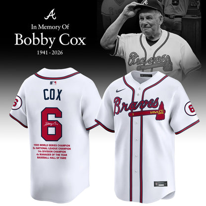 Remembering Bobby Cox – The Legendary Manager”⚾🪓 Jersey