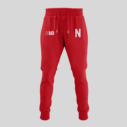 Special 2025 Red Uniform Nebraska Football Hoodie