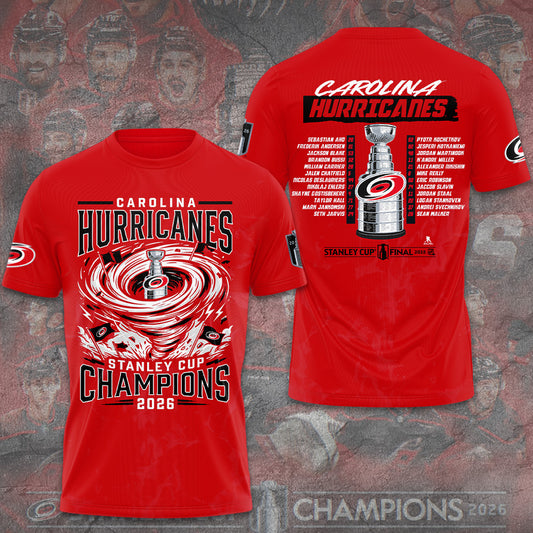 2026 Stanley Cup Champions 3D T-Shirt