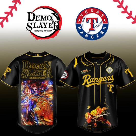 _,Texas Rangers _ Demon Slayer Jersey
