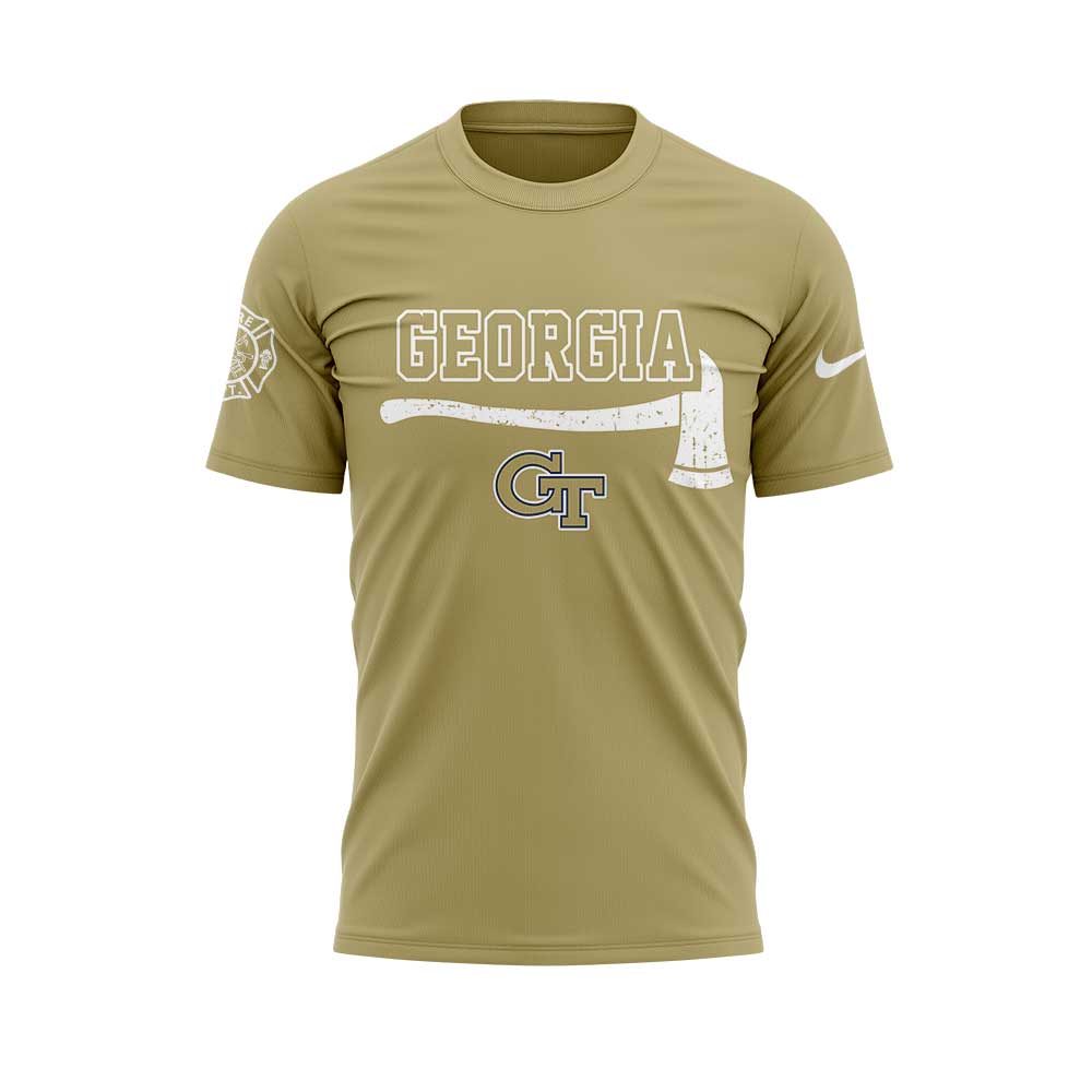 .Georgia Tech Firefighter Application Combo Shirt