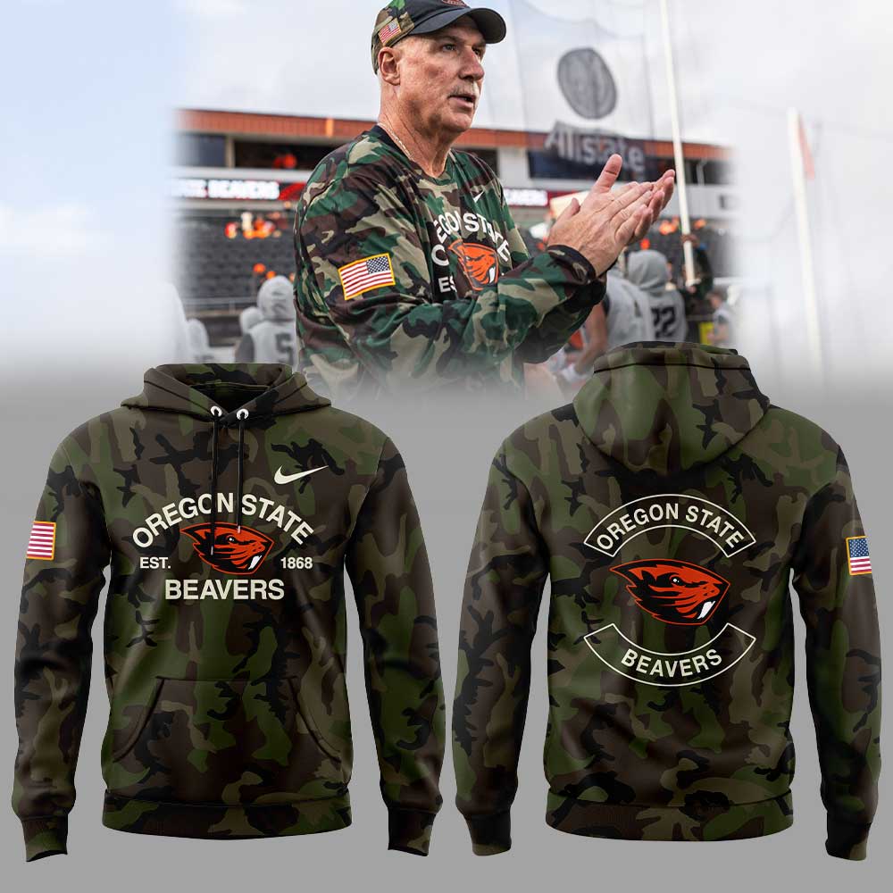 Oregon State Football Military Appreciation Night Combo Hoodie